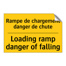 Rampe de chargement danger de  /.../ - Loading ramp danger of falling