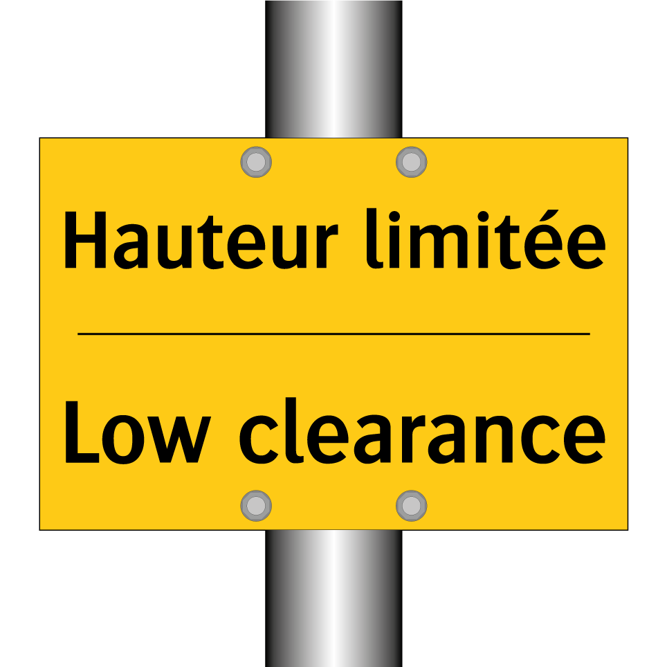 Hauteur limitée - Low clearance
