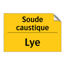 Soude caustique - Lye