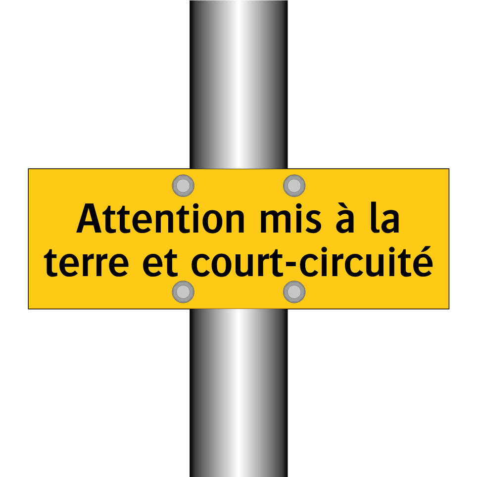 Attention mis à la terre et court-circuité