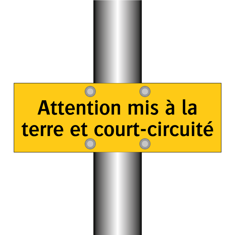 Attention mis à la terre et court-circuité
