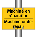 Machine en réparation - Machine under repair