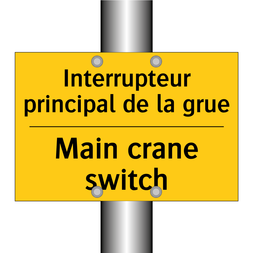 Interrupteur principal de la grue /.../ - Main crane switch
