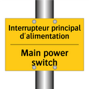 Interrupteur principal d'alimentation /.../ - Main power switch