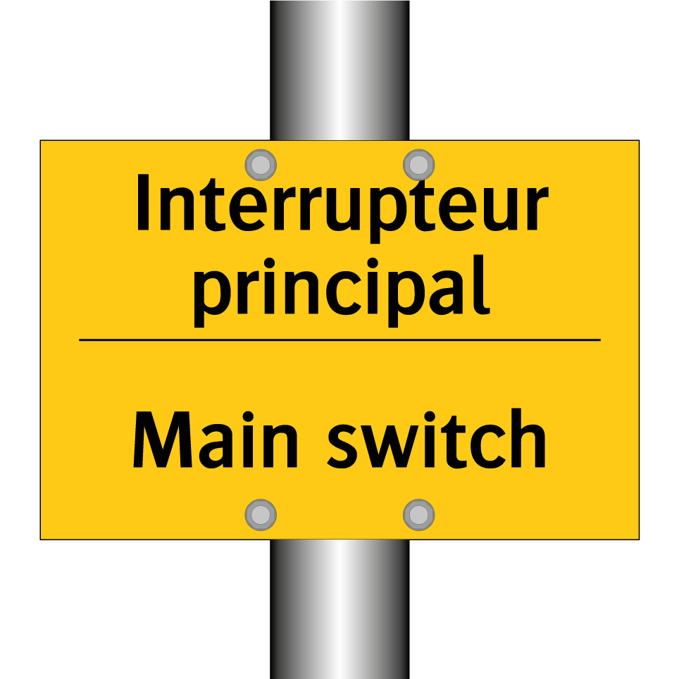 Interrupteur principal - Main switch