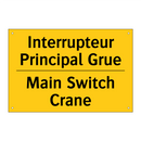 Interrupteur Principal Grue - Main Switch Crane