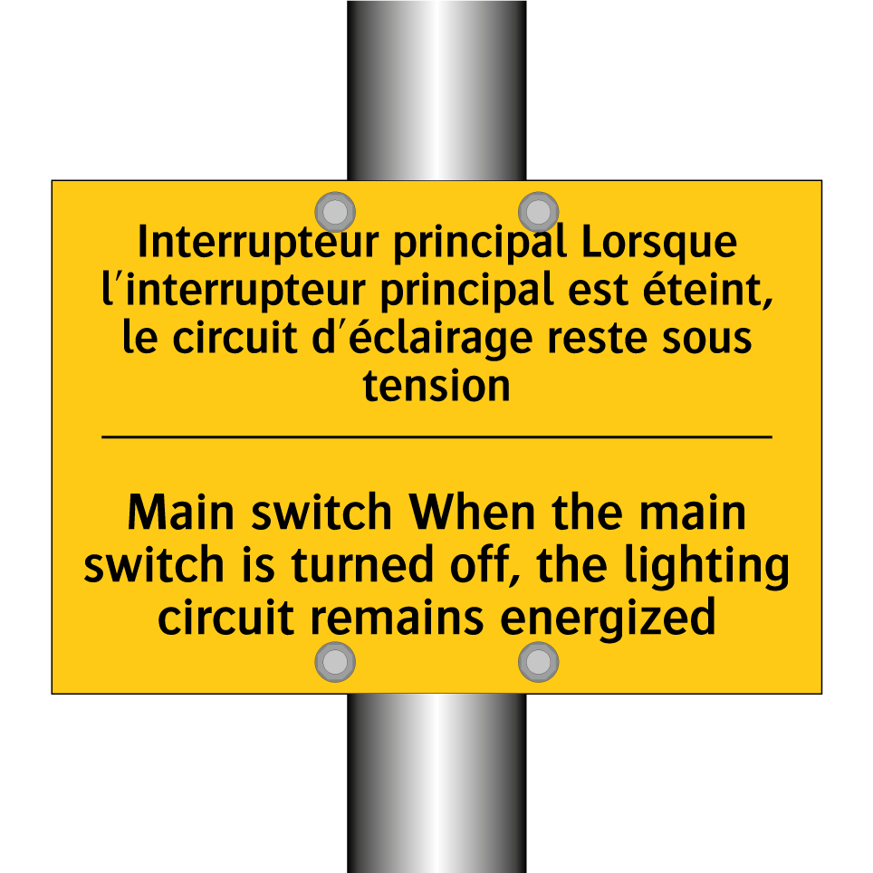 Interrupteur principal Lorsque  /.../ - Main switch When the main switch  /.../