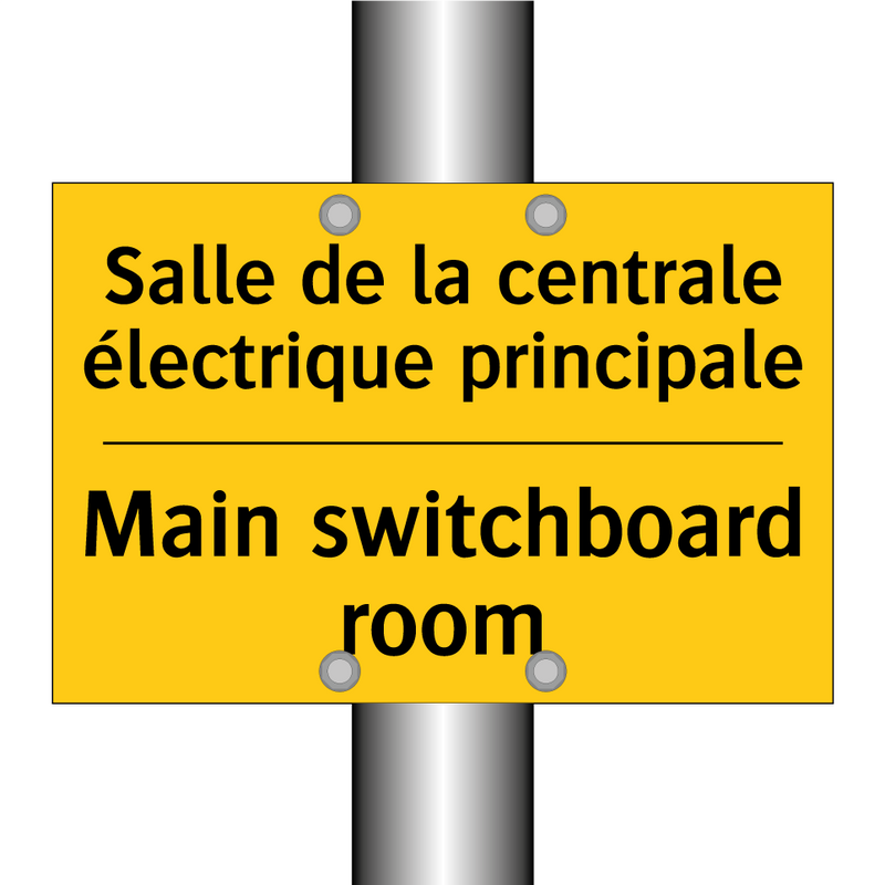 Salle de la centrale électrique  /.../ - Main switchboard room