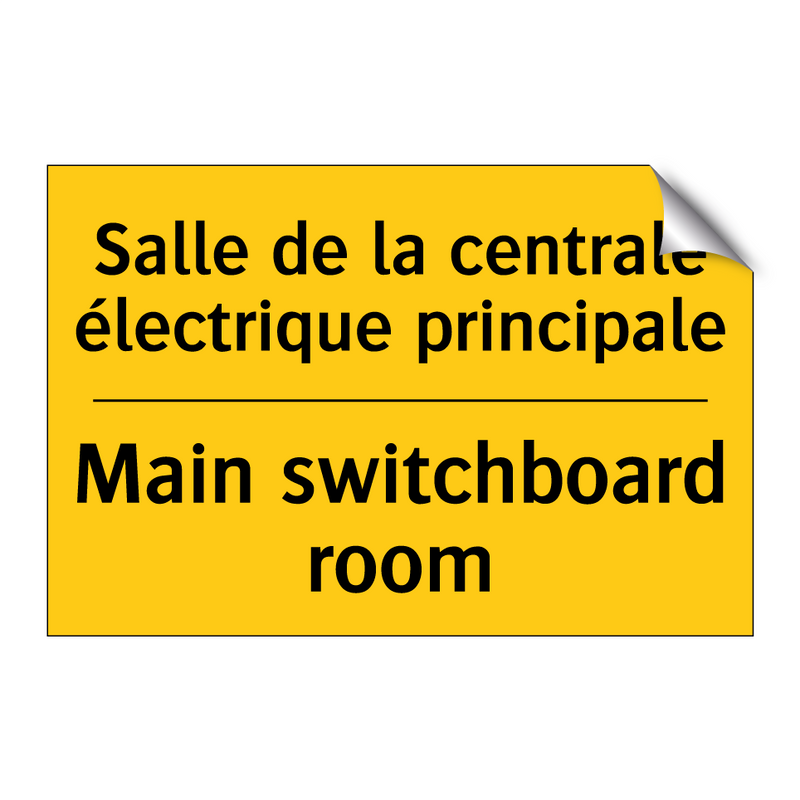 Salle de la centrale électrique  /.../ - Main switchboard room