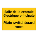 Salle de la centrale électrique  /.../ - Main switchboard room
