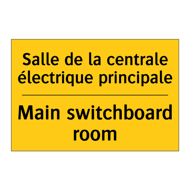 Salle de la centrale électrique  /.../ - Main switchboard room
