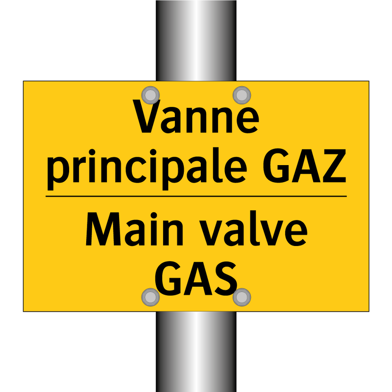 Vanne principale GAZ - Main valve GAS
