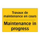 Travaux de maintenance en cours /.../ - Maintenance in progress