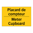 Placard de compteur - Meter Cupboard