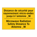 Distance de sécurité pour rayonnement  /.../ - Microwave Radiation Safety Distance  /.../