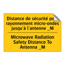 Distance de sécurité pour rayonnement  /.../ - Microwave Radiation Safety Distance  /.../