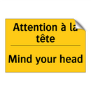 Attention à la tête - Mind your head