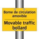 Borne de circulation amovible - Movable traffic bollard