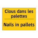 Clous dans les palettes - Nails in pallets