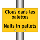 Clous dans les palettes - Nails in pallets
