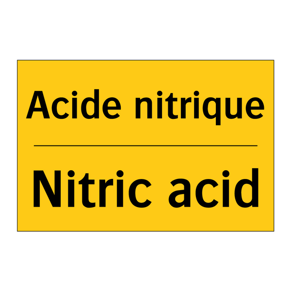 Acide nitrique - Nitric acid