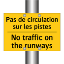 Pas de circulation sur les pistes /.../ - No traffic on the runways