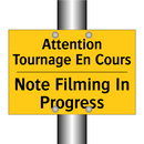 Attention Tournage En Cours - Note Filming In Progress