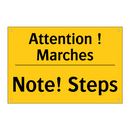 Attention ! Marches - Note! Steps