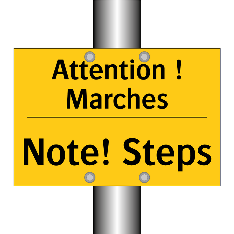 Attention ! Marches - Note! Steps