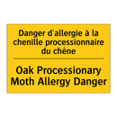 Danger d'allergie à la chenille  /.../ - Oak Processionary Moth Allergy  /.../
