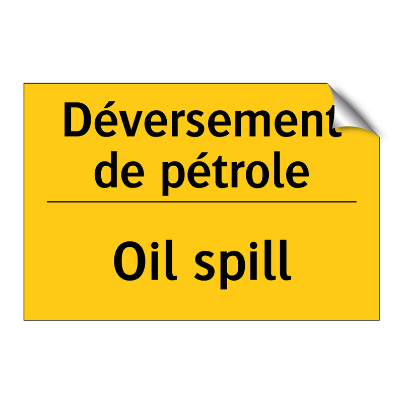 Déversement de pétrole - Oil spill