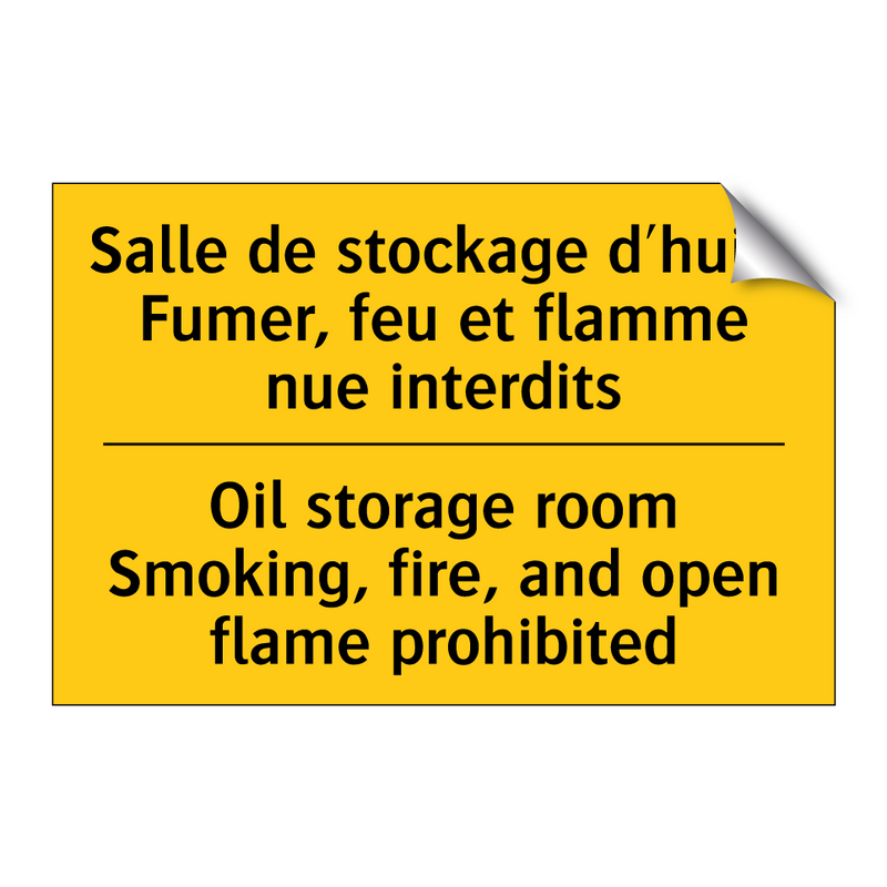 Salle de stockage d'huile Fumer,  /.../ - Oil storage room Smoking, fire,  /.../