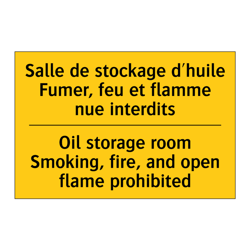Salle de stockage d'huile Fumer,  /.../ - Oil storage room Smoking, fire,  /.../