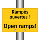 Rampes ouvertes ! - Open ramps!