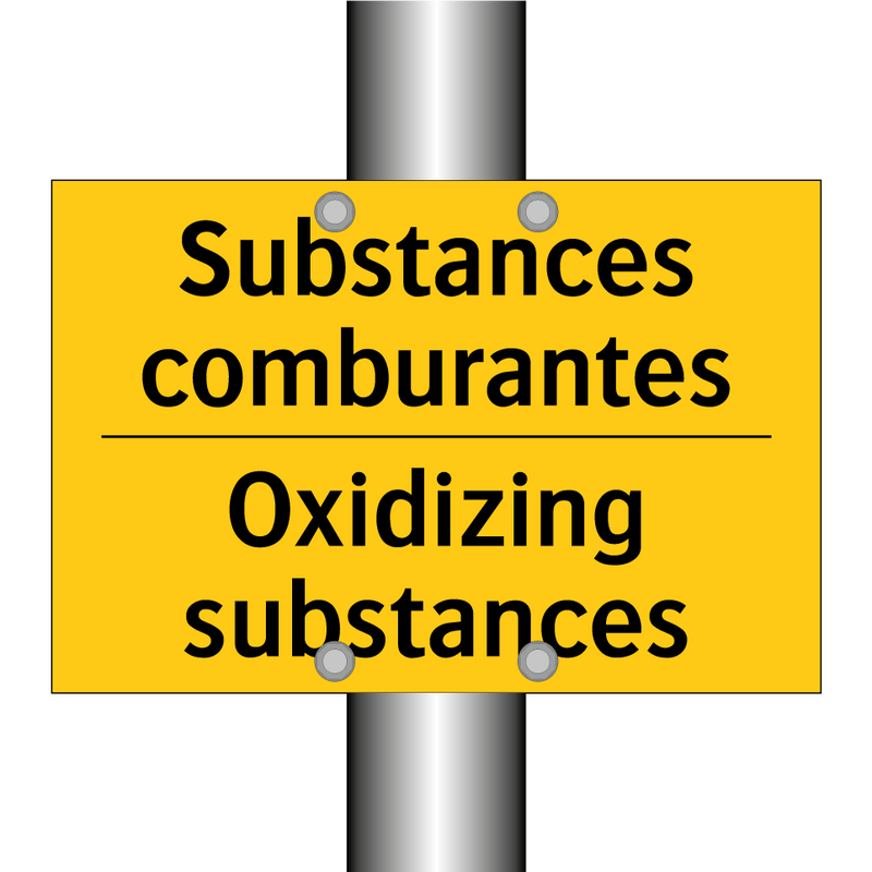 Substances comburantes - Oxidizing substances