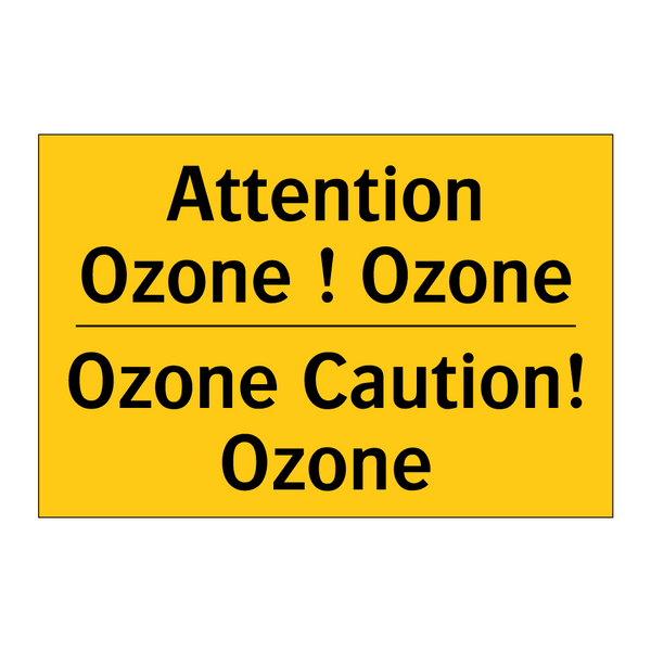 Attention Ozone ! Ozone - Ozone Caution! Ozone