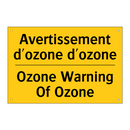 Avertissement d'ozone d'ozone - Ozone Warning Of Ozone