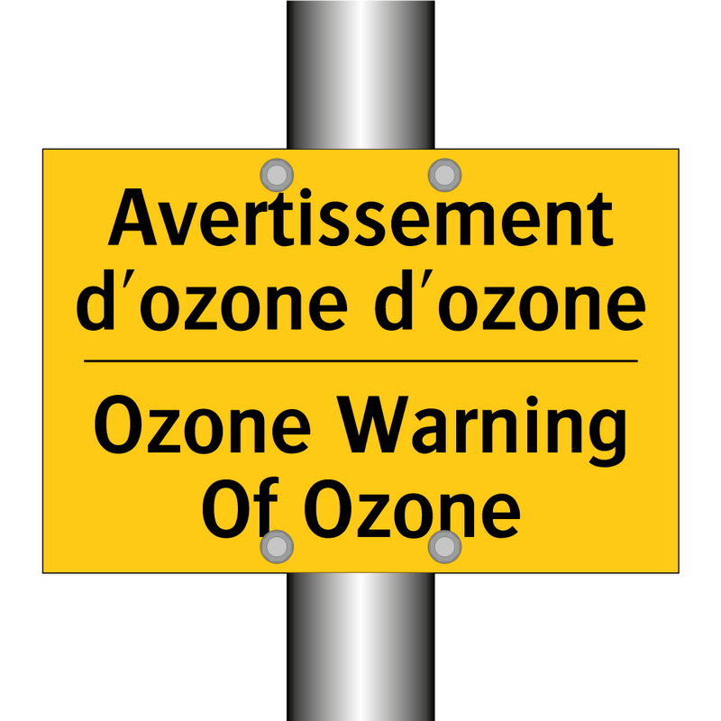 Avertissement d'ozone d'ozone - Ozone Warning Of Ozone