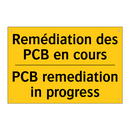 Remédiation des PCB en cours - PCB remediation in progress