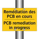 Remédiation des PCB en cours - PCB remediation in progress