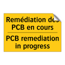 Remédiation des PCB en cours - PCB remediation in progress
