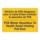 Déchets de PCB dangereux pour  /.../ - PCB Waste Hazardous To Health  /.../