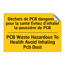 Déchets de PCB dangereux pour  /.../ - PCB Waste Hazardous To Health  /.../