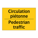 Circulation piétonne - Pedestrian traffic