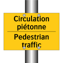 Circulation piétonne - Pedestrian traffic