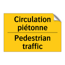 Circulation piétonne - Pedestrian traffic
