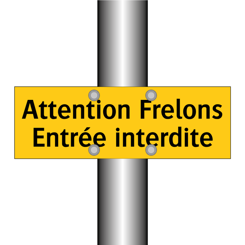 Attention Frelons Entrée interdite