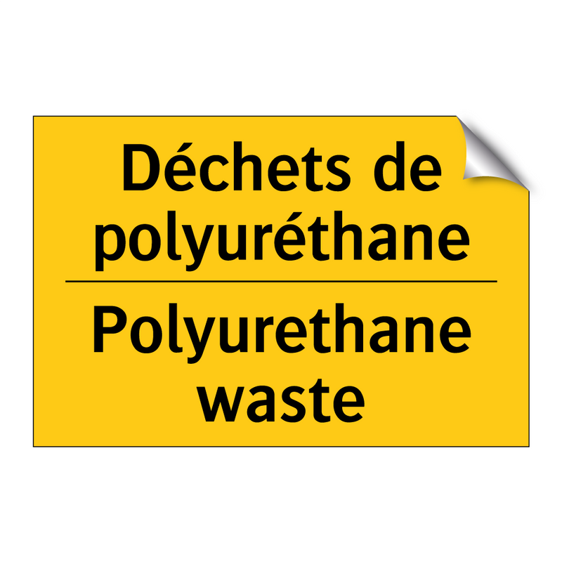 Déchets de polyuréthane - Polyurethane waste
