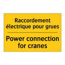 Raccordement électrique pour grues /.../ - Power connection for cranes