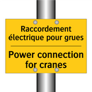 Raccordement électrique pour grues /.../ - Power connection for cranes